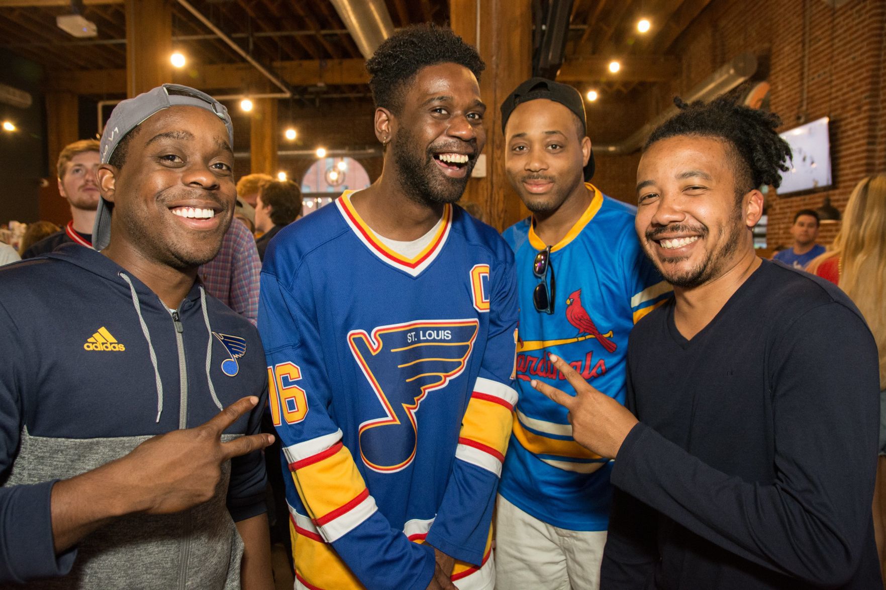 Blues Fans at Wheelhouse during Stanley Cup Final Game 7. Spons